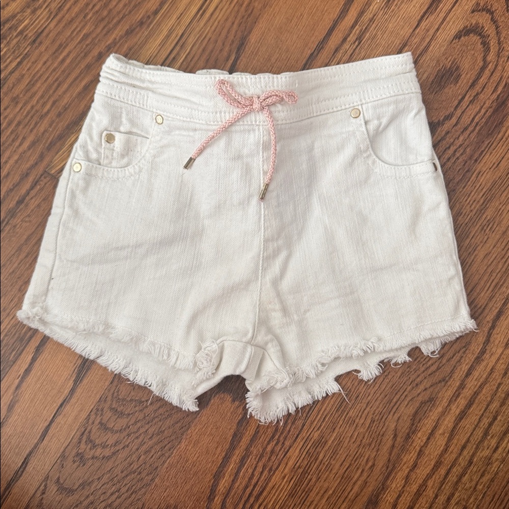Chloé white jean short size 12 M